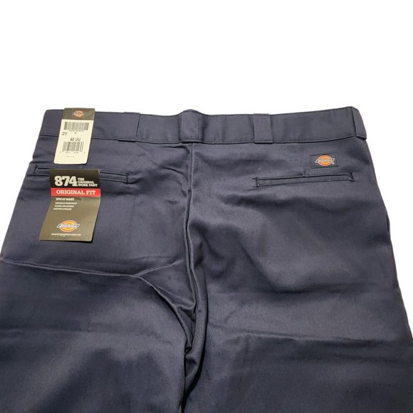Dickies Men's 874 Original Fit Classic Work Pants Navy Size 40 - Picture 11 of 13